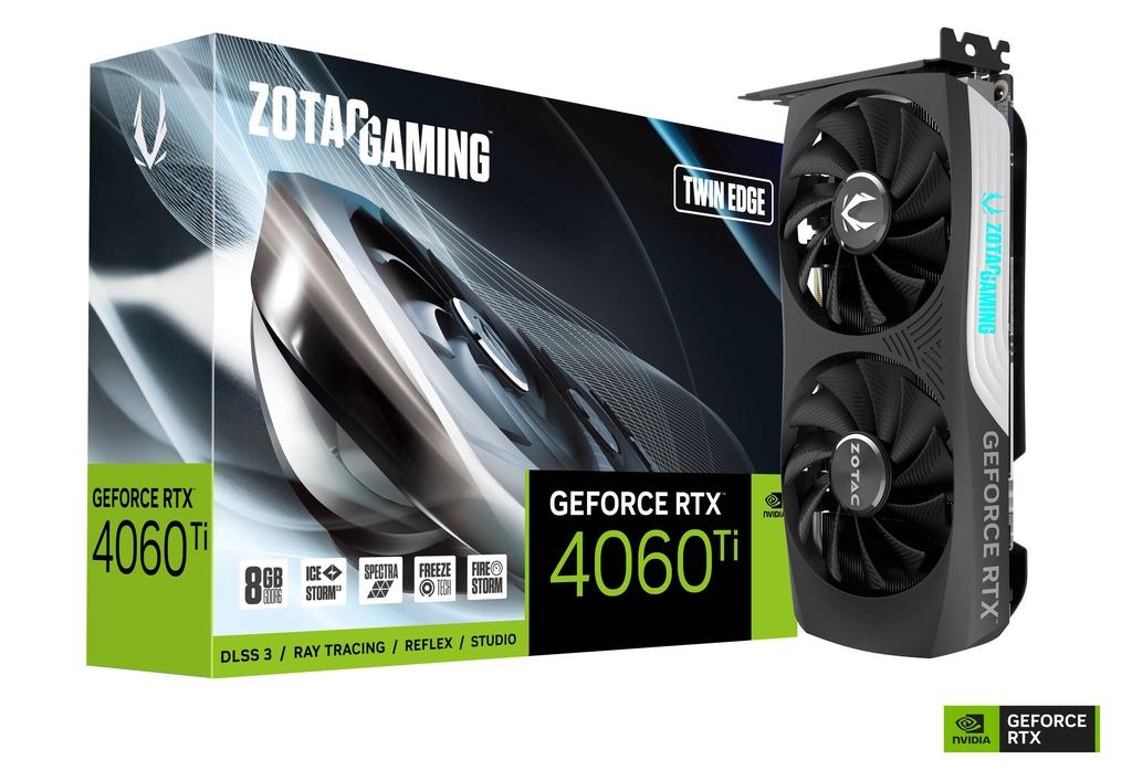 ZOTAC 索泰 GAMING GeForce RTX4060TI Twin Edge 8G 顯示卡 (ZT-D40610E-10M)