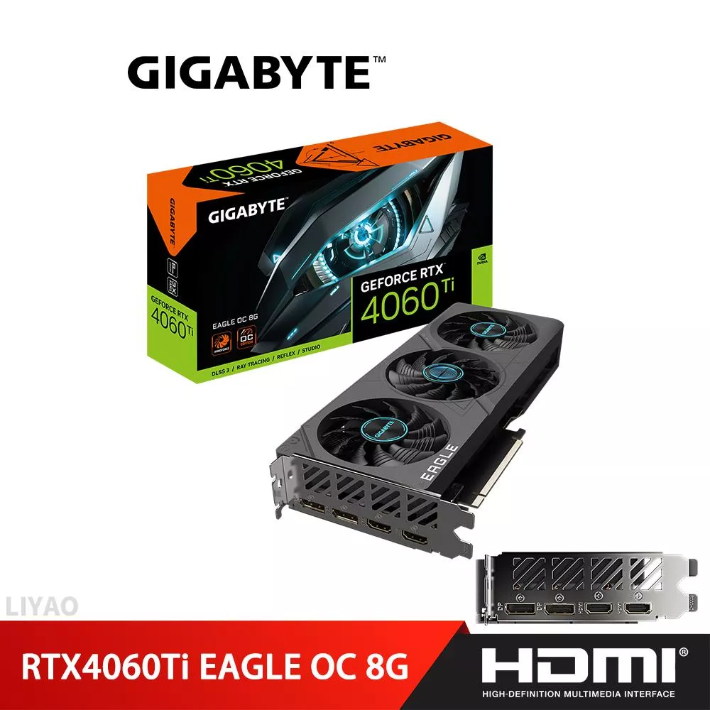 技嘉 RTX4060Ti EAGLE OC 8G 顯示卡