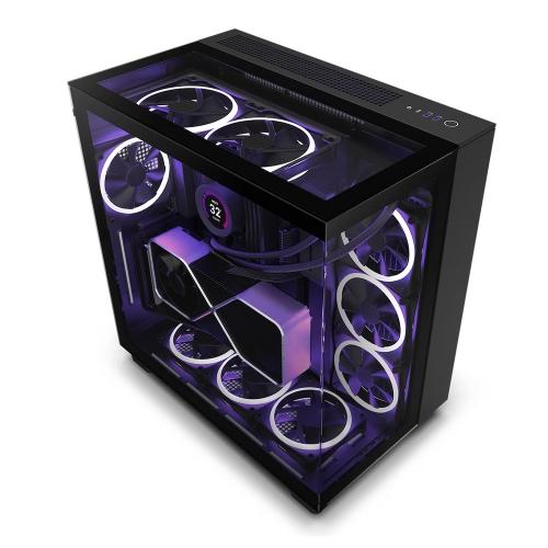 NZXT 美商恩傑 H9 Elite 黑/白 電腦機殼 ATX/卡長43.5/U高16.5/分艙設計