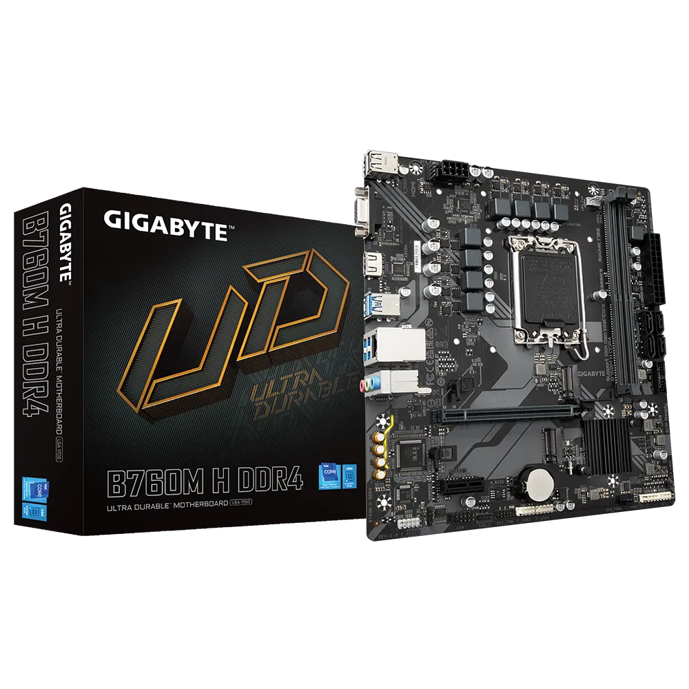 技嘉 B760M H D4 主機板 M-ATX/1700腳位