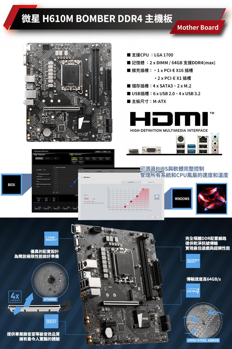 【NVIDIA】i5十核GeForce RTX 4060 Win11{高階人工Z-19}創作者專用主機(i5-13400F/微星H610/16G/1TB_M.2)