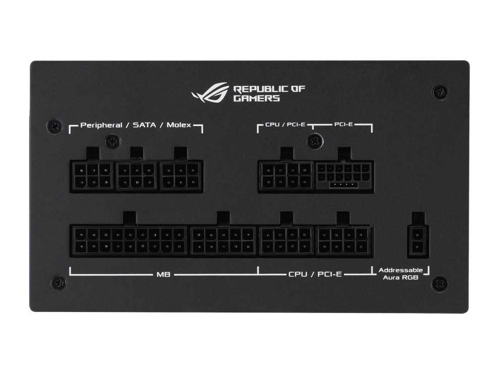 華碩 ROG STRIX 850W AURA Edition電源/ATX3/PCIe 5 電源供應器