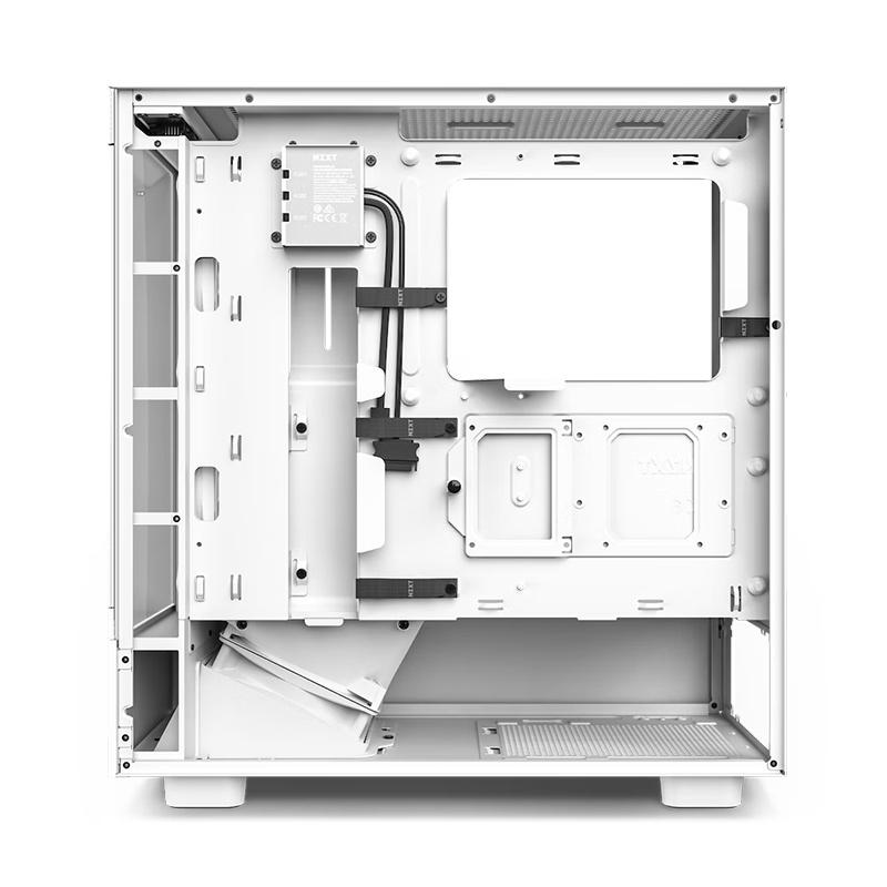 NZXT 美商恩傑 H5 Elite 黑/白 電腦機殼 (內建海灣扇x2/靜音扇x1/置多6風扇裝配)