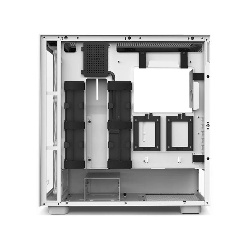 NZXT 美商恩傑 H7 Elite 2023 黑/白 電腦機殼 (內建核心扇x3/靜音扇x1/至多7風扇裝配)