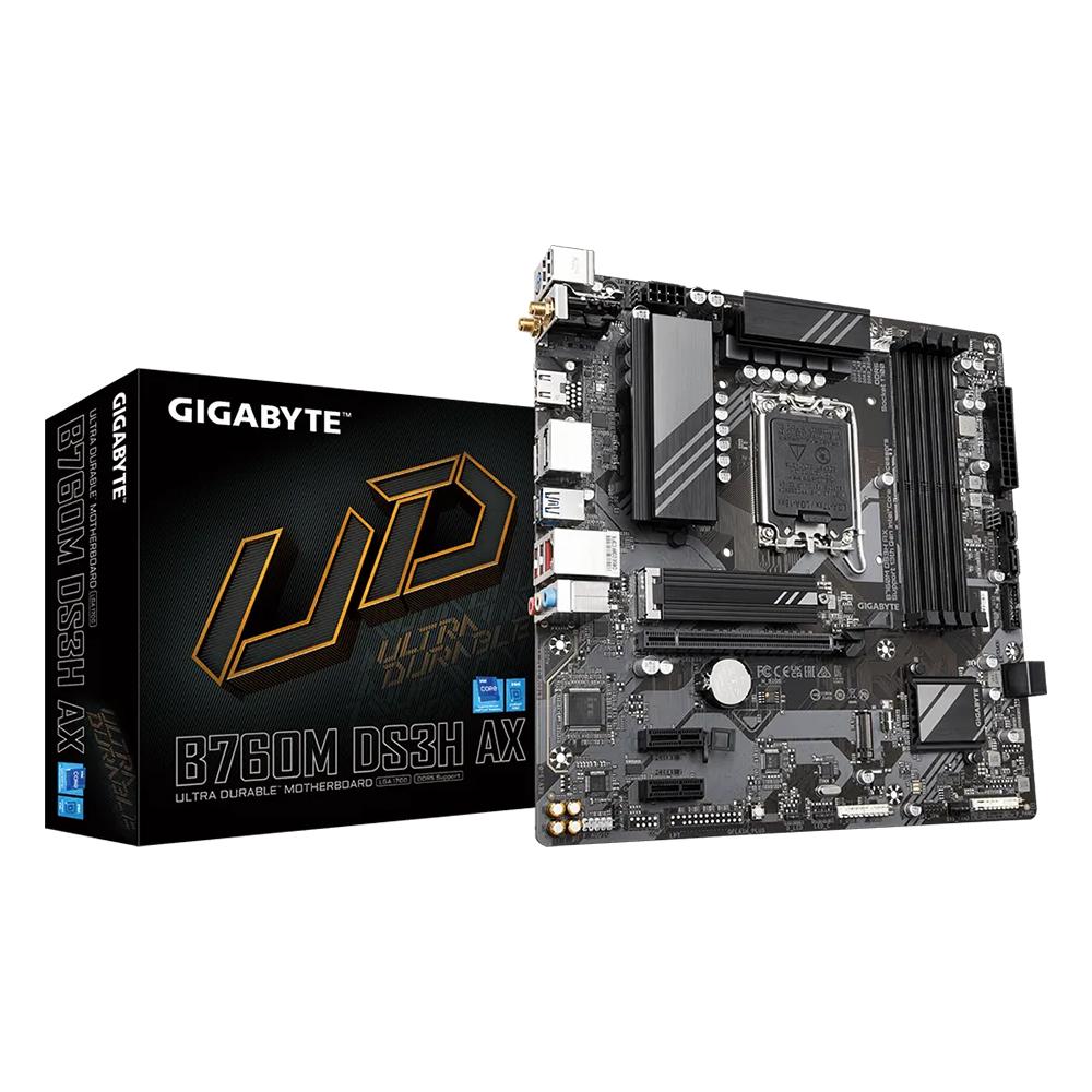 技嘉 B760M DS3H AX 主機板 M-ATX/1700腳位