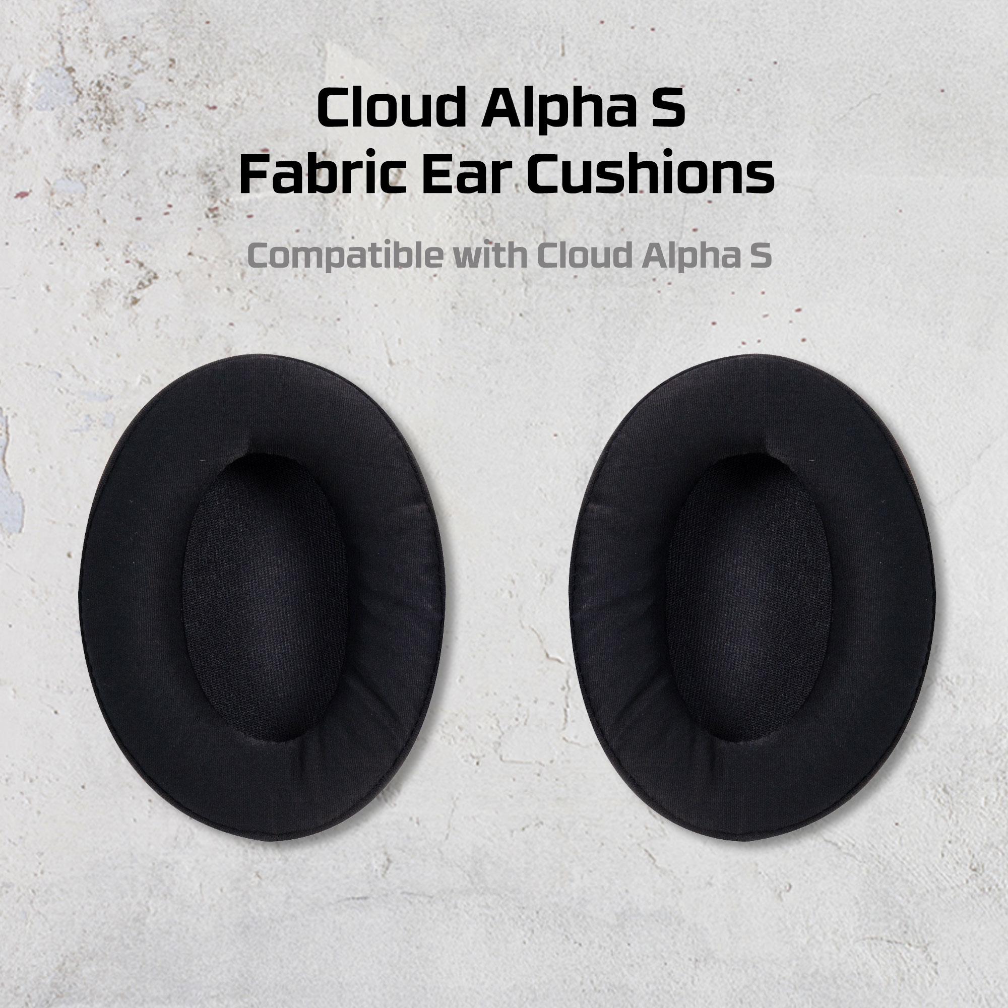 HyperX Cloud Alpha S 公司原廠貨 布質耳罩 (1對/3對) 裸包款