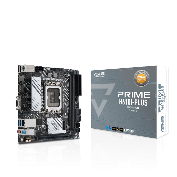 華碩 PRIME-H610I-PLUS-CSM 主機板 ITX/1700腳位/D5