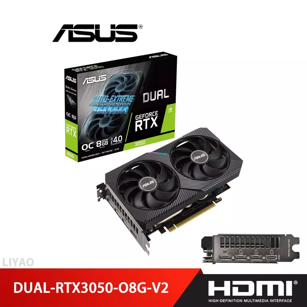 華碩 DUAL-RTX3050-O8G-V2 顯示卡