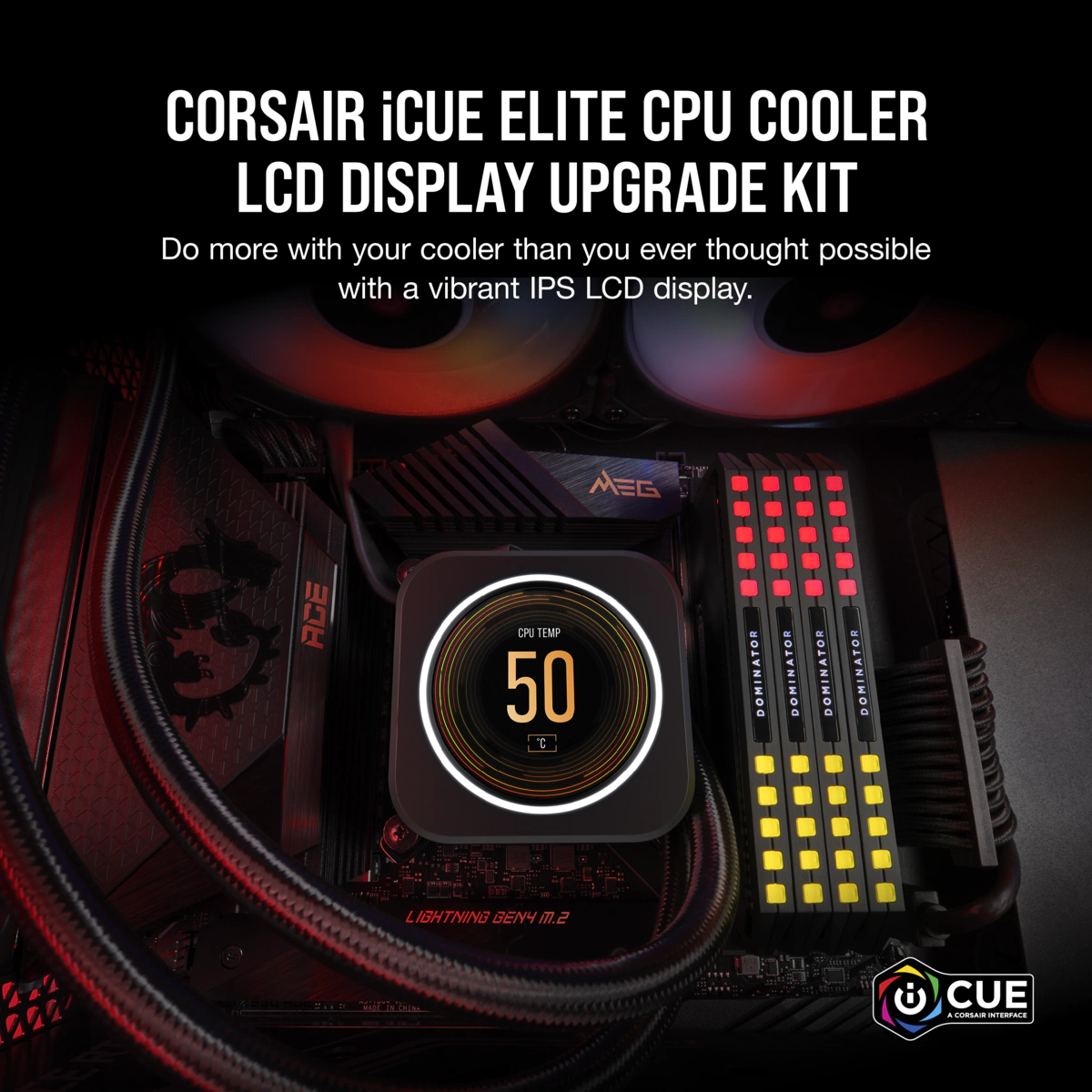 CORSAIR 海盜船 iCUE ELITE LCD 水冷升級套件