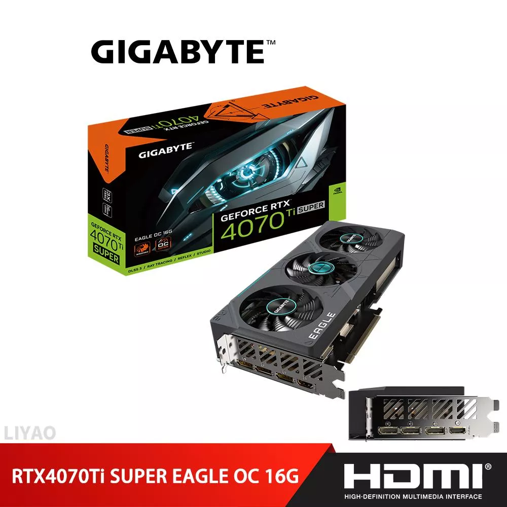 技嘉 RTX4070Ti SUPER EAGLE OC 16G 顯示卡