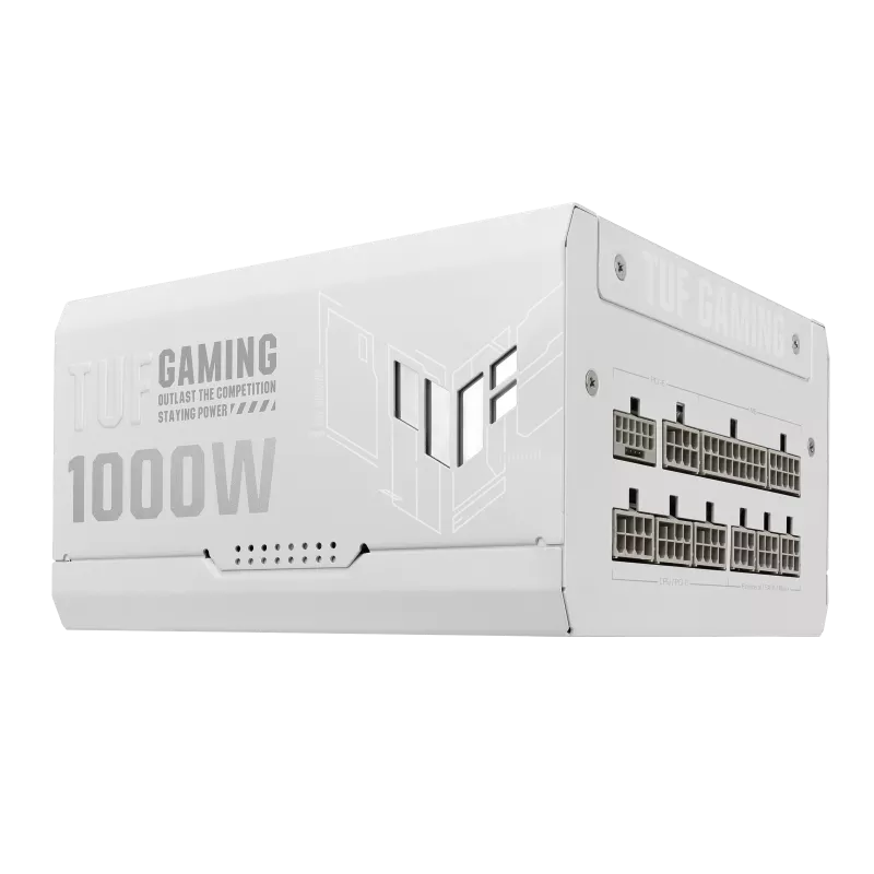 華碩 TUF GAMING 1000G 1000W White ATX3.0 金牌 軍戎白 電源供應器