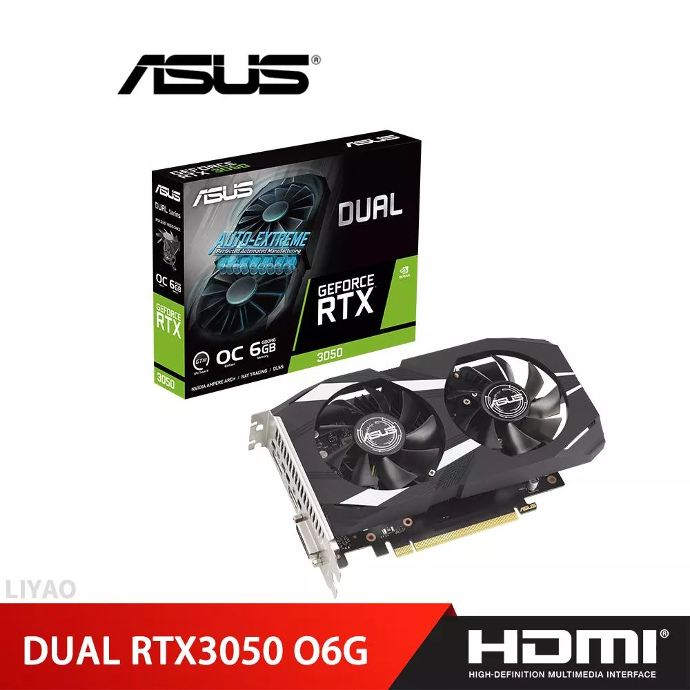 華碩 DUAL-RTX3050-O6G 顯示卡