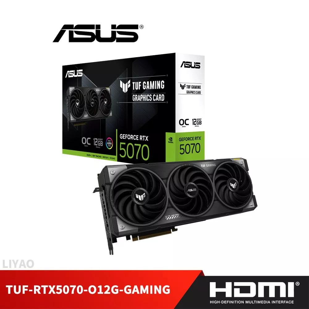 華碩 TUF-RTX5070-O12G-GAMING 顯示卡