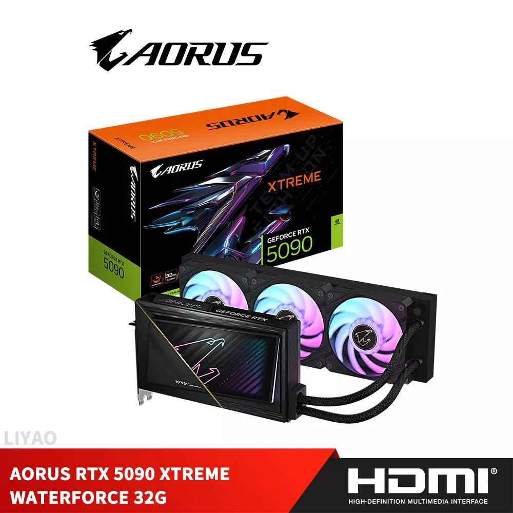 技嘉 AORUS RTX 5090 XTREME WATERFORCE 32G 顯示卡