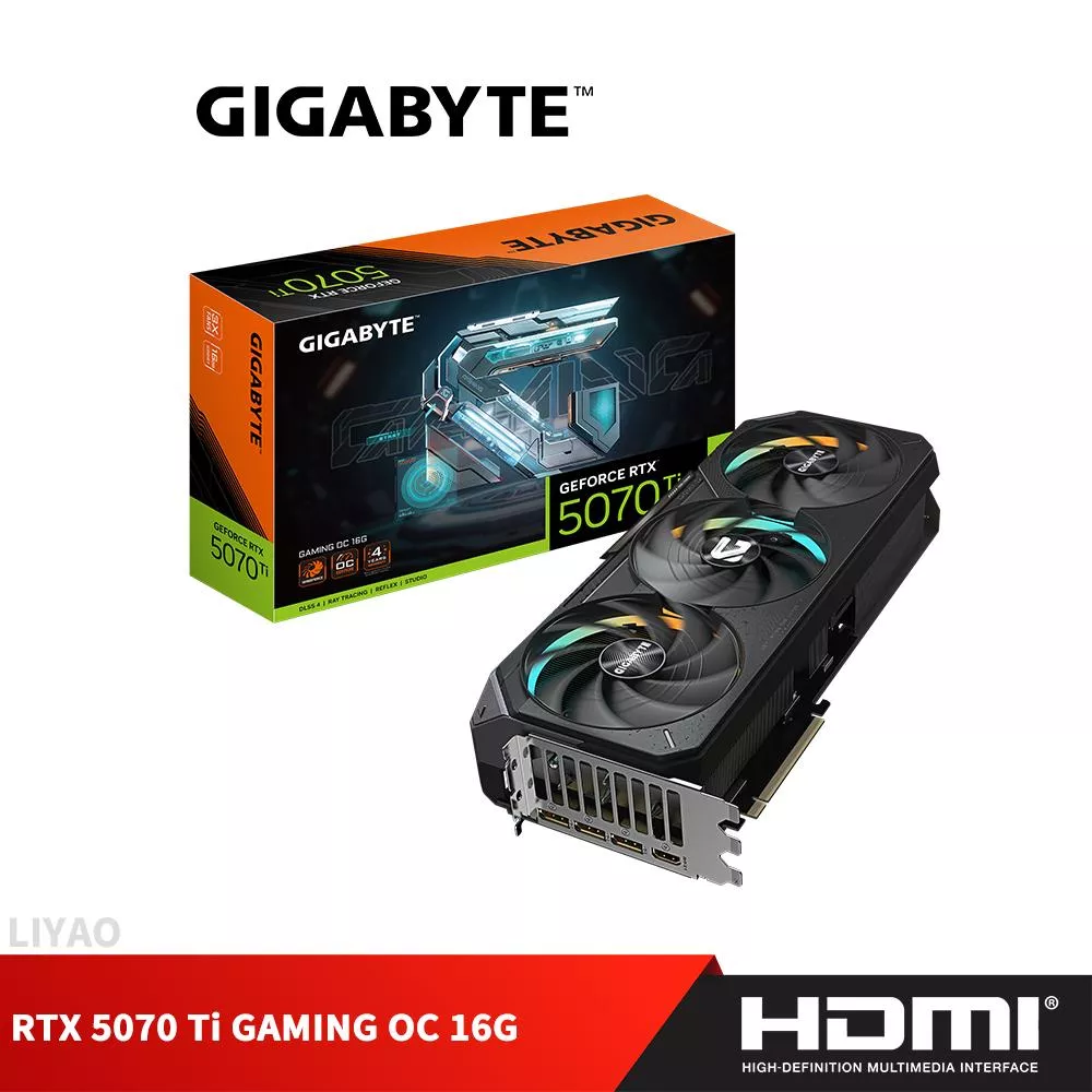 技嘉 RTX 5070 Ti GAMING OC 16G 顯示卡
