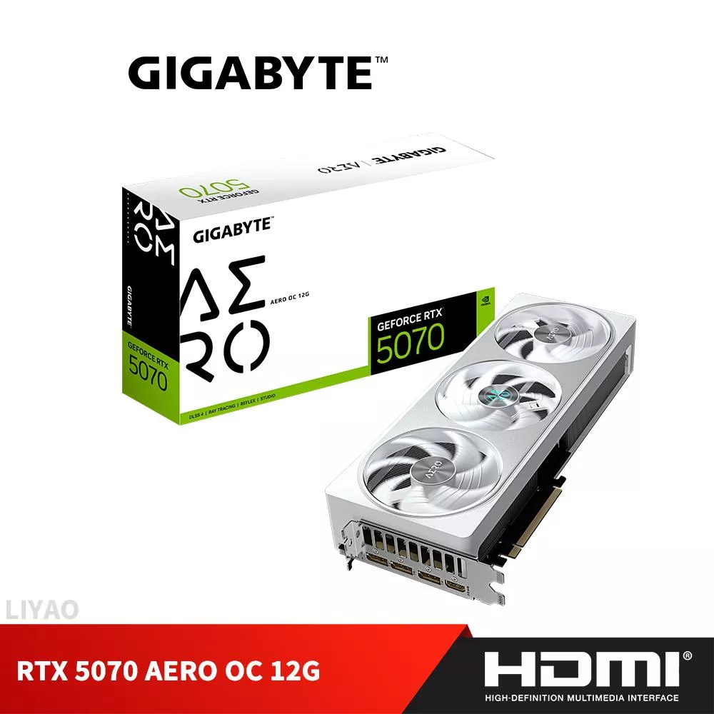 技嘉 RTX 5070 AERO OC 12G 顯示卡