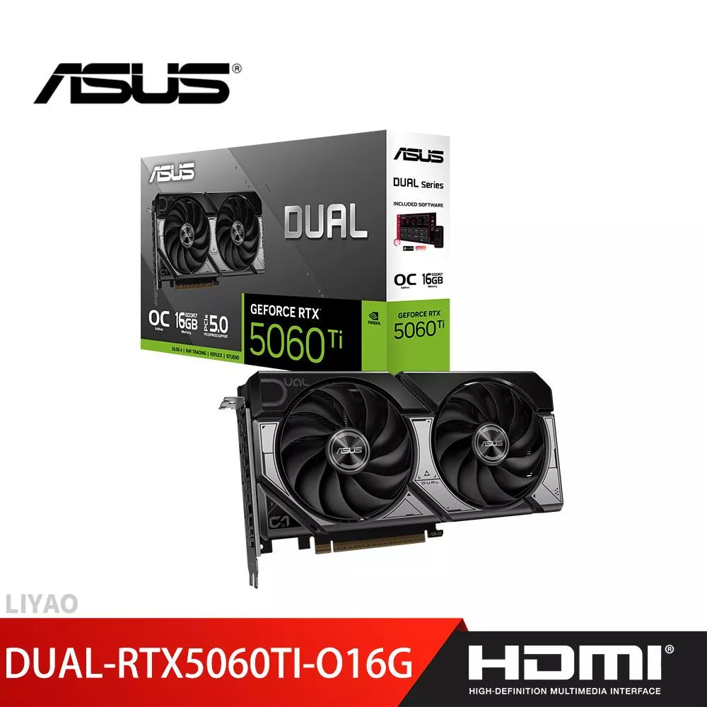 華碩 DUAL-RTX5060TI-O16G 顯示卡