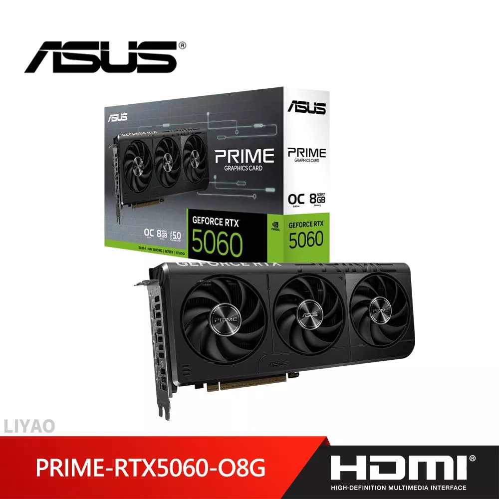 華碩 PRIME-RTX5060-O8G 顯示卡 華碩 PRIME-RTX5060-O8G 顯示卡