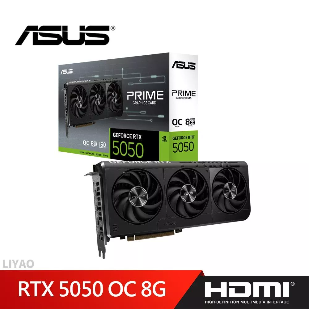 華碩 PRIME-RTX5050-O8G 顯示卡 華碩 PRIME-RTX5050-O8G 顯示卡