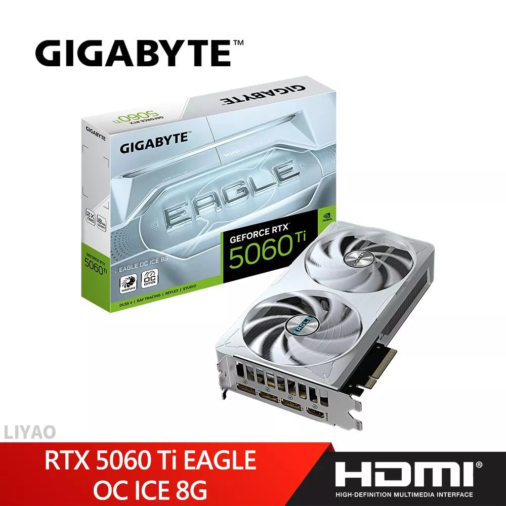 技嘉 RTX 5060 Ti EAGLE OC ICE 16G 顯示卡