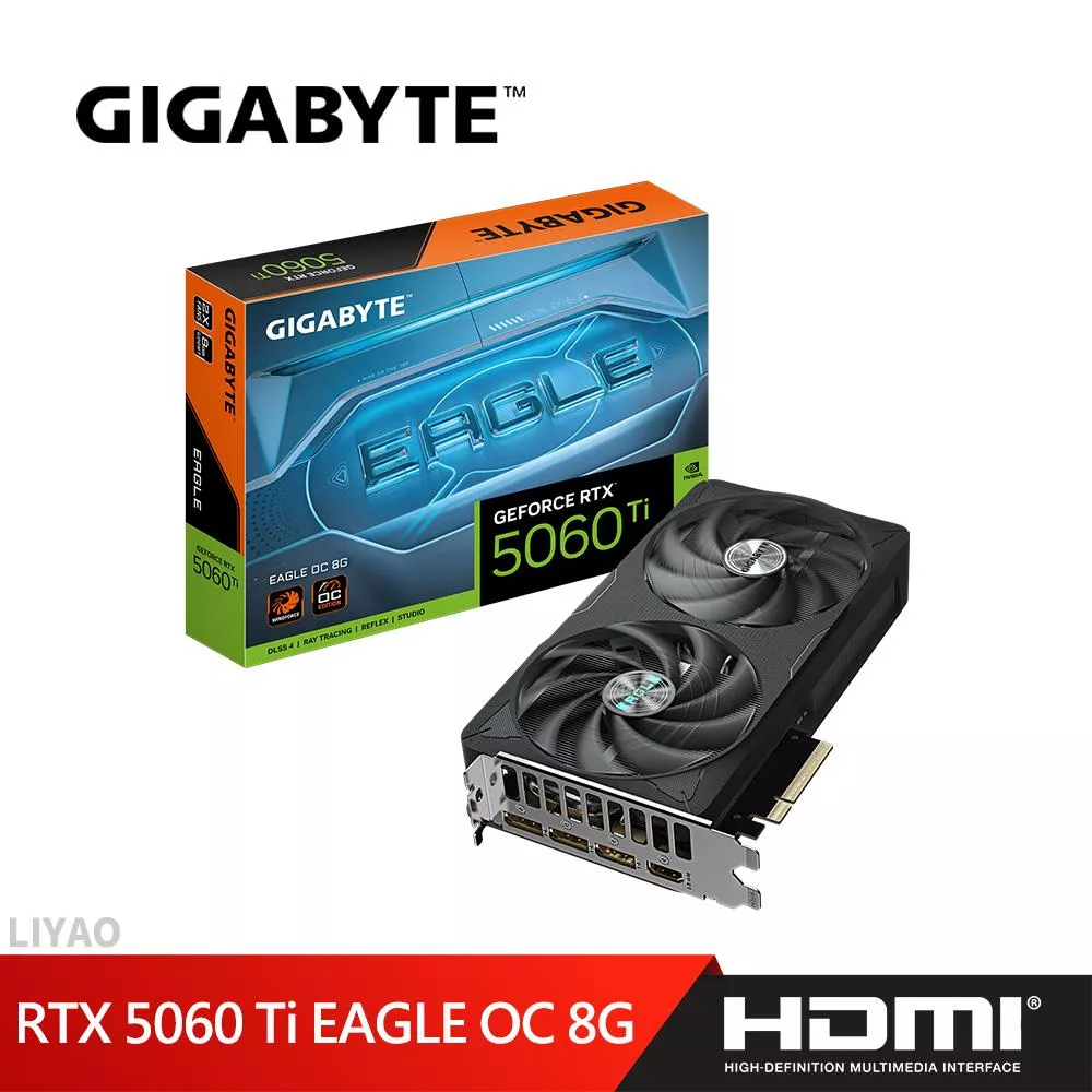 技嘉 RTX 5060 Ti EAGLE OC 8G 顯示卡