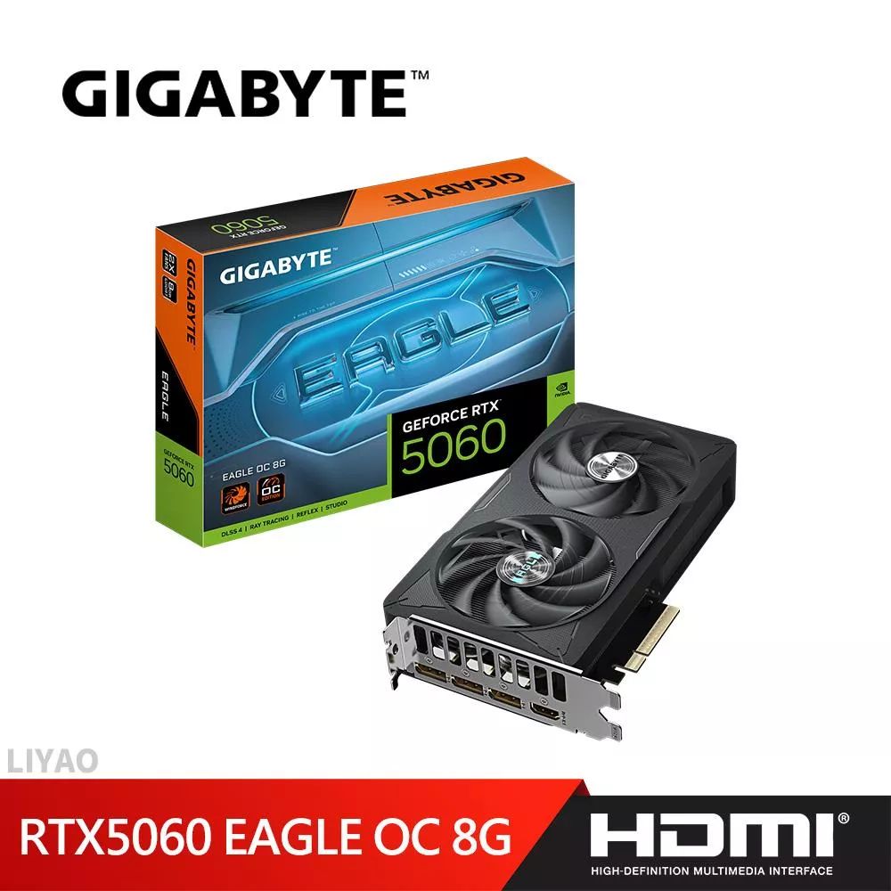 技嘉 RTX5060 EAGLE OC 8G 顯示卡 技嘉 RTX5060 EAGLE OC 8G 顯示卡