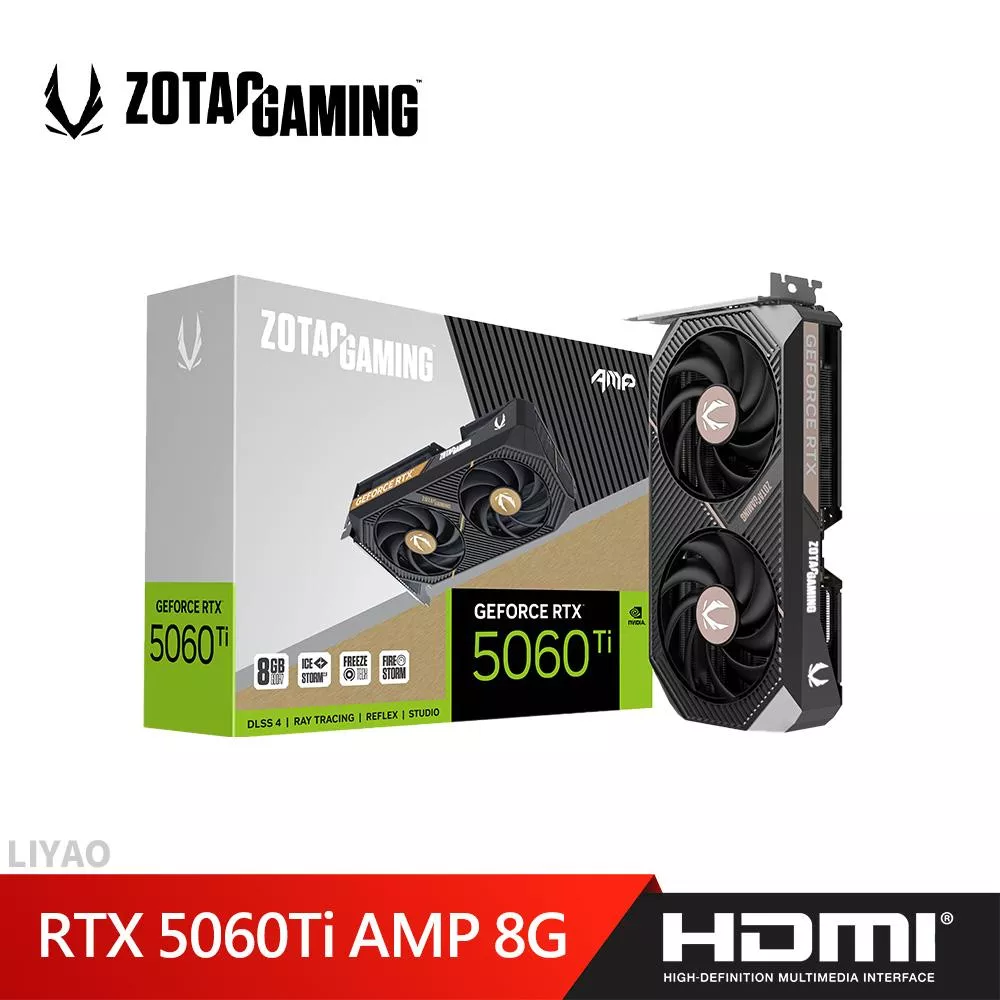 ZOTAC 索泰 RTX 5060 Ti 8GB AMP 顯示卡