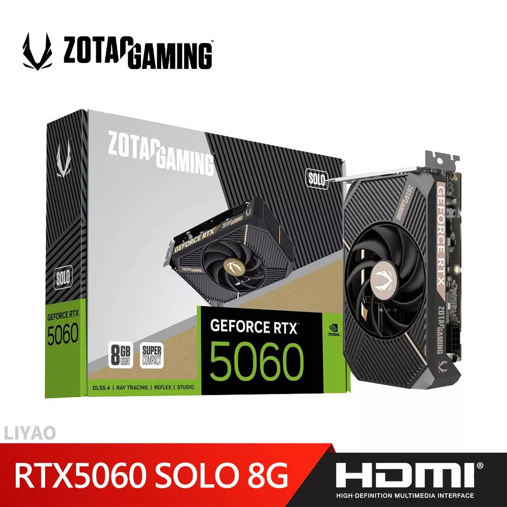 ZOTAC 索泰 RTX5060 SOLO 顯示卡