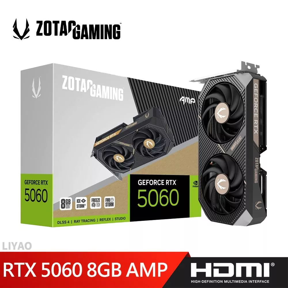 ZOTAC 索泰 RTX5060 AMP 顯示卡
