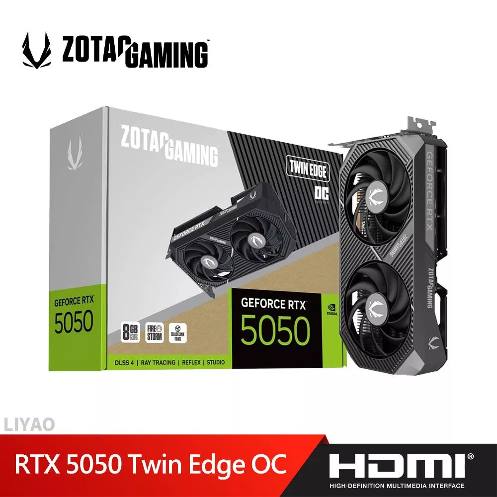索泰 GeForce RTX 5050 Twin Edge OC 顯示卡