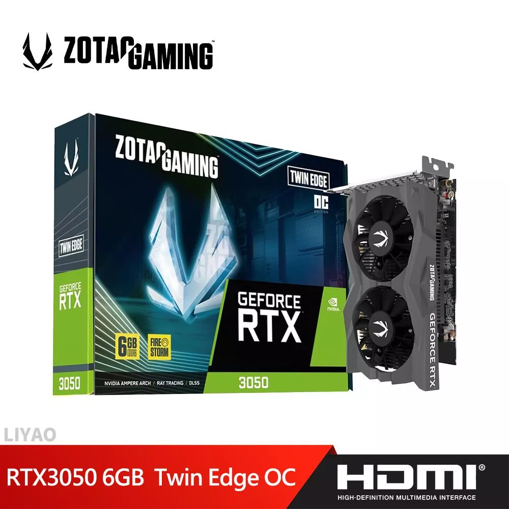 ZOTAC RTX3050 6GB GDDR6 Twin Edge OC 顯示卡