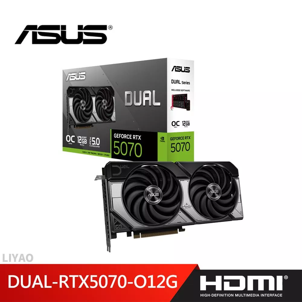 華碩 DUAL-RTX5070-O12G 顯示卡