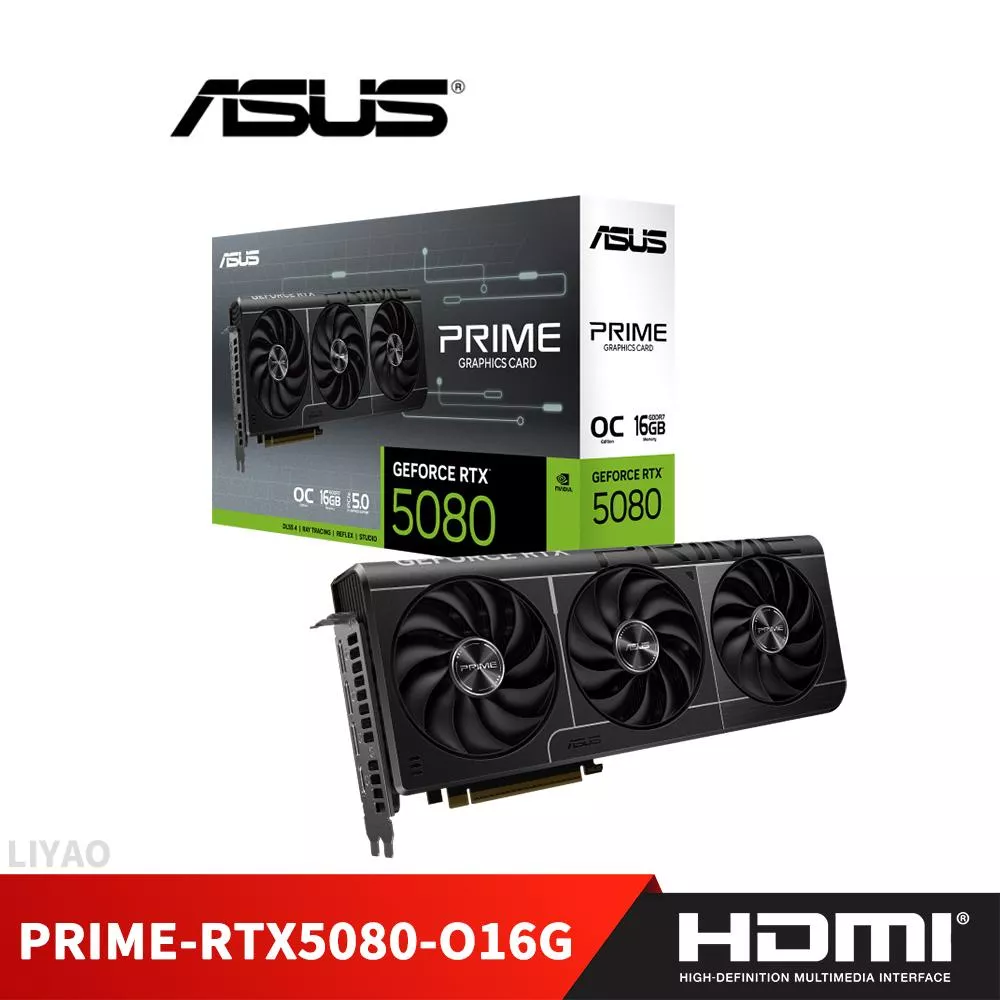 華碩 PRIME-RTX5080-O16G 顯示卡 華碩 PRIME-RTX5080-O16G 顯示卡