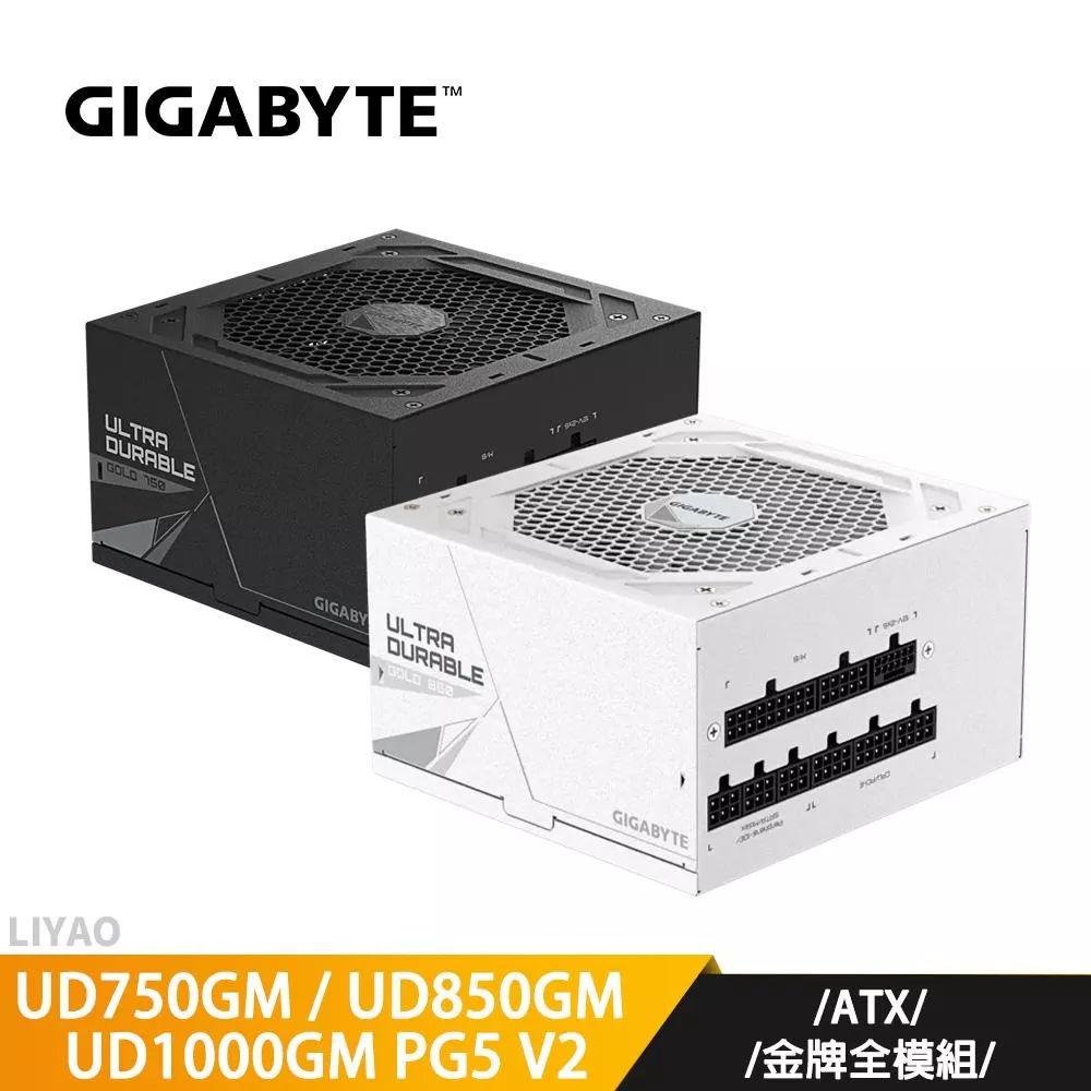 技嘉 UD750GM UD850GM UD1000GM PG5 V2（ICE） 金牌/全模組 電源供應器