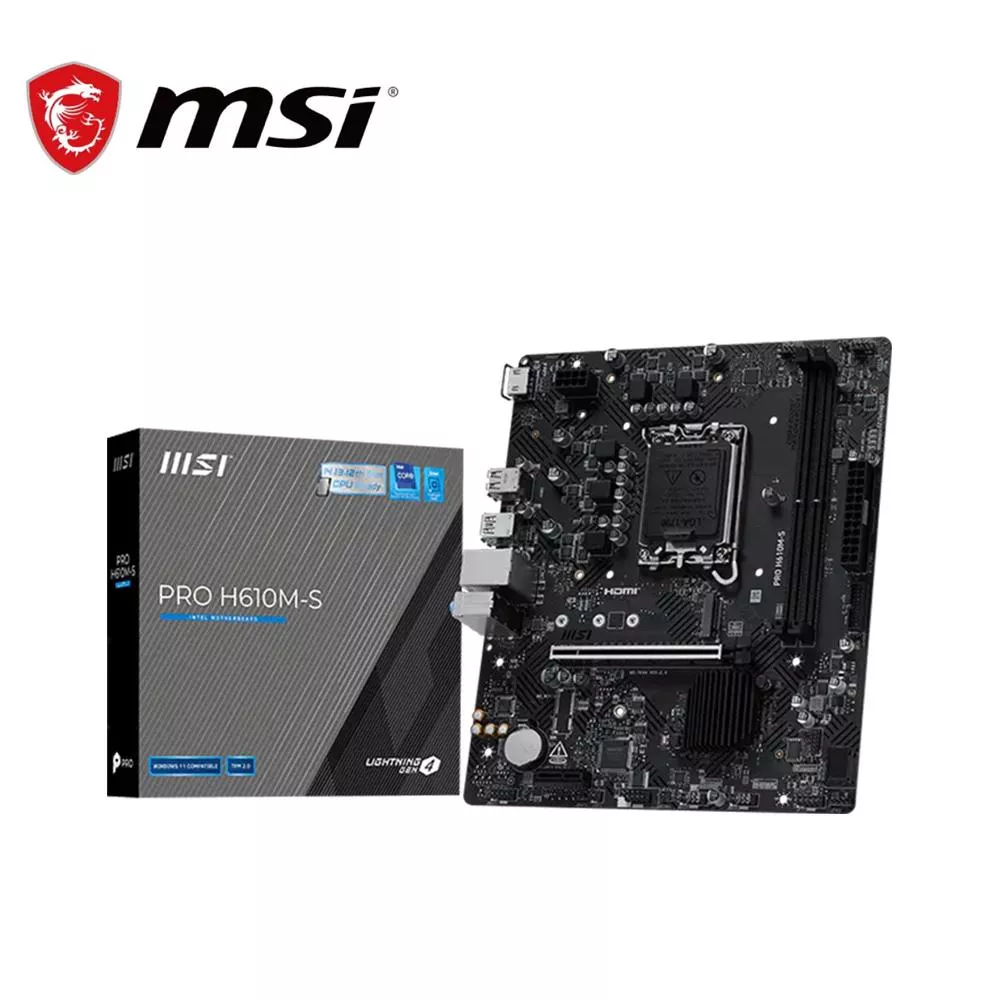 微星 PRO H610M-S DDR5