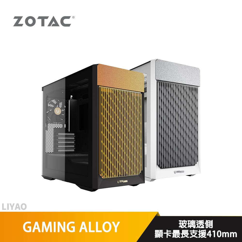 ZOTAC索泰 ALLOY【M-ATX】機殼/顯卡長41/U高17/玻璃透側