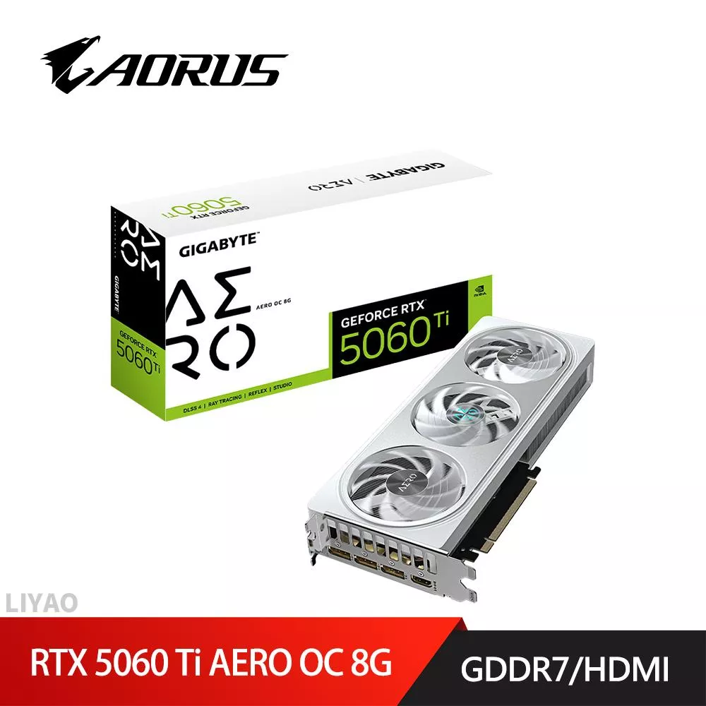 技嘉 RTX 5060 Ti AERO OC 8G 顯示卡
