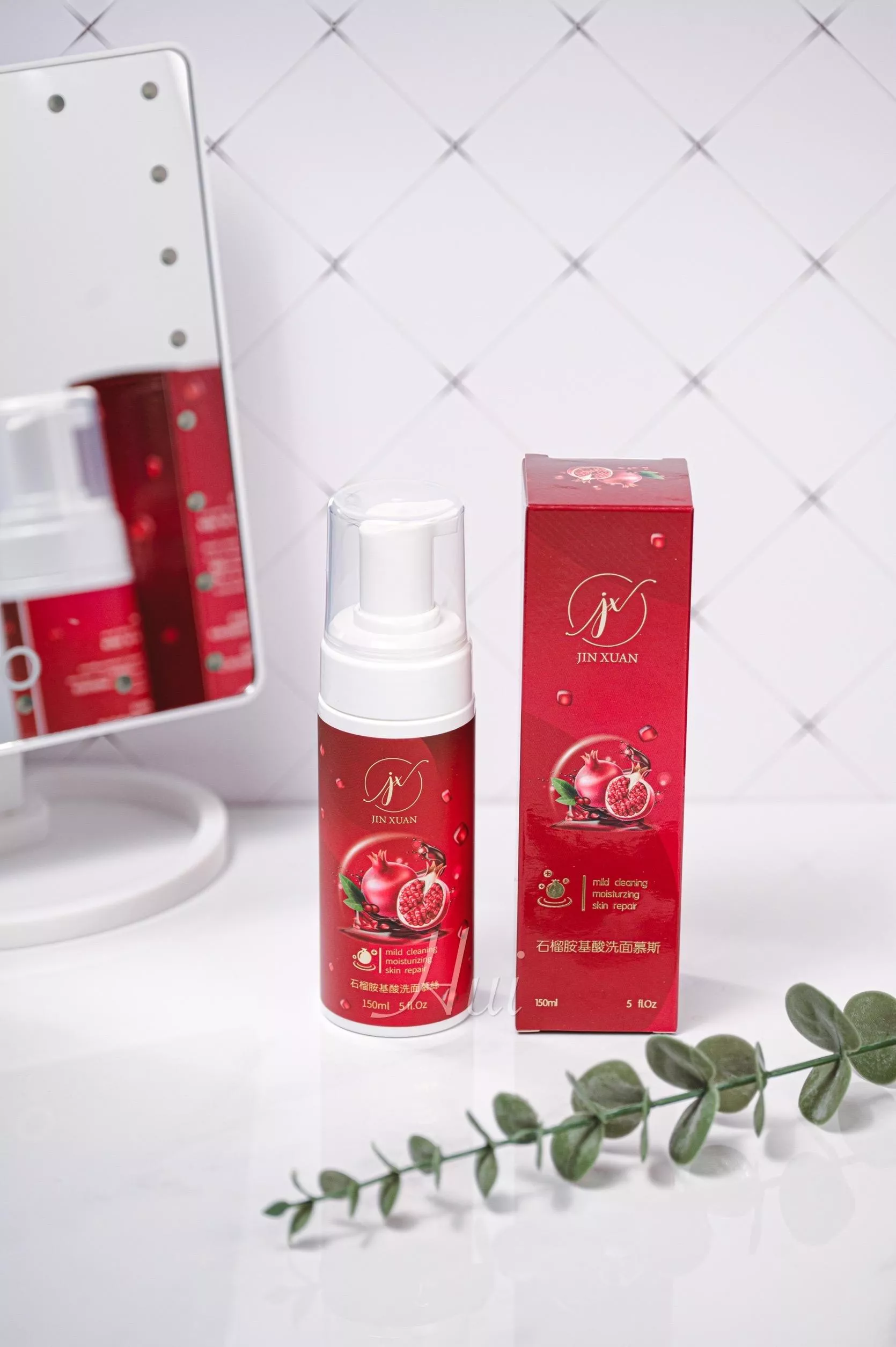 石榴胺基酸洗面慕絲