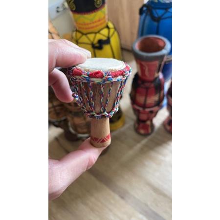 迷你非洲鼓吊飾鑰匙圈