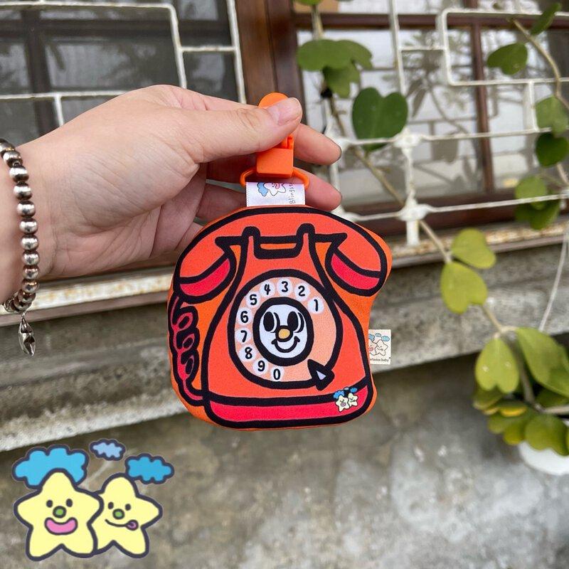 Blingstartwins®️ ☎20年沒換電話的系列☎（多功能安，手作平安符，手帕夾，奶嘴防塵罩組）