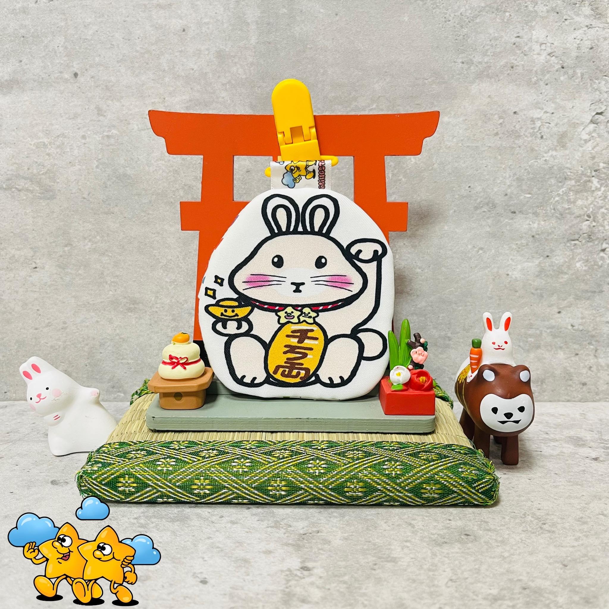 Blingstartwins®️招財兔兔達摩系列