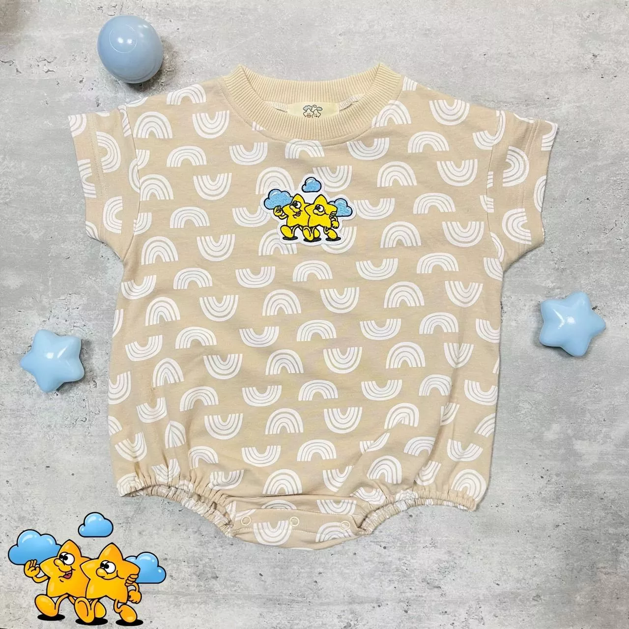 Blingstartwins®️ 10週年星星彩虹-包屁衣系列