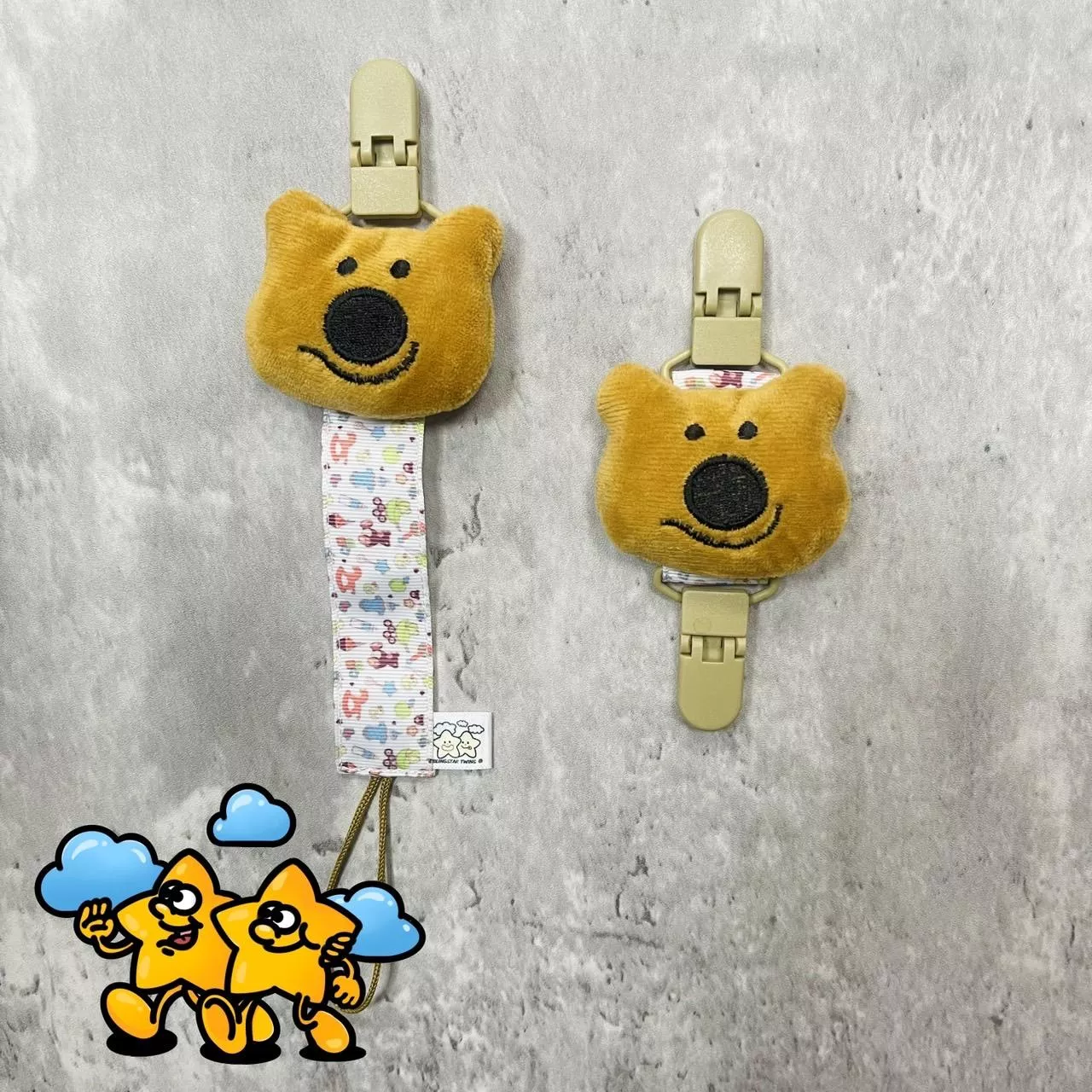 Blingstartwins®️黑鼻無尾熊系列奶嘴練vs萬用夾 Blingstartwins®️黑鼻無尾熊系列奶嘴練vs萬用夾
