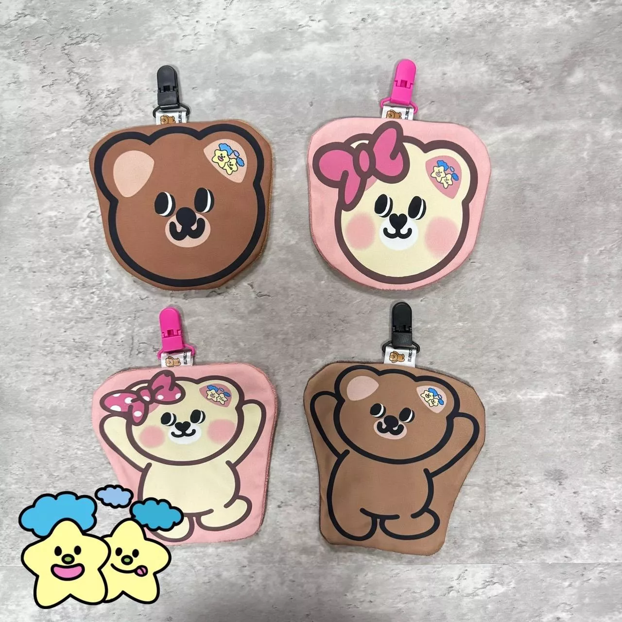 Blingstartwins®️buddy&butter-幼兒園必備手帕夾