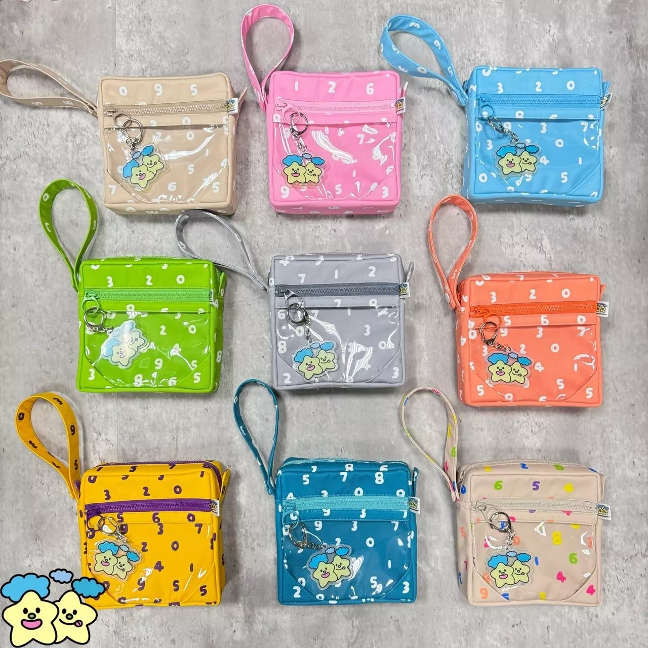 Blingstartwins®️防潑水123-專利方胖包