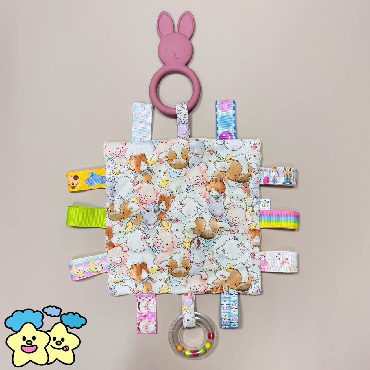 Blingstartwins®️兔兔們-手作安撫巾