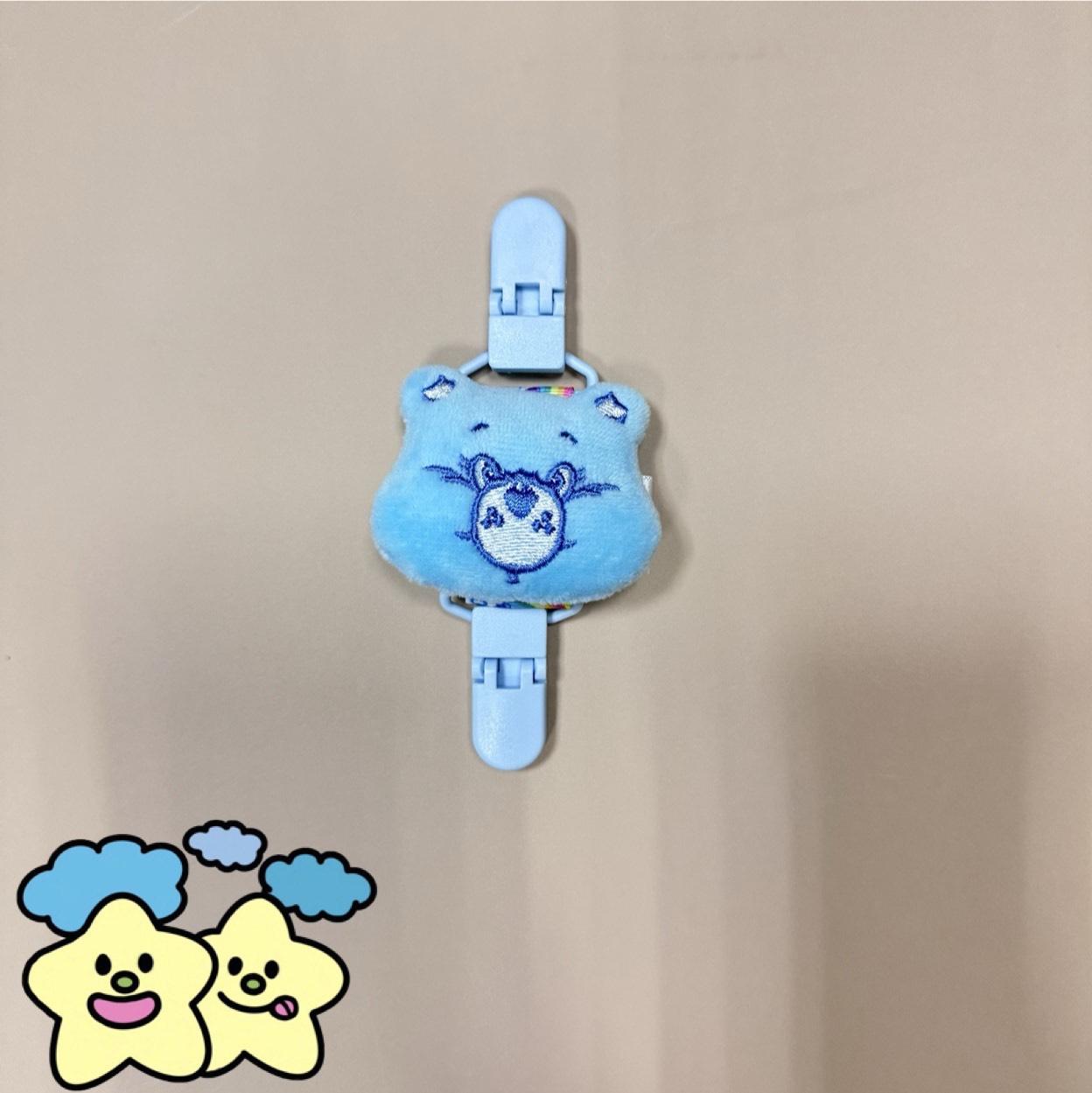 Blingstartwins®️彩虹熊熊系列奶嘴練vs萬用夾
