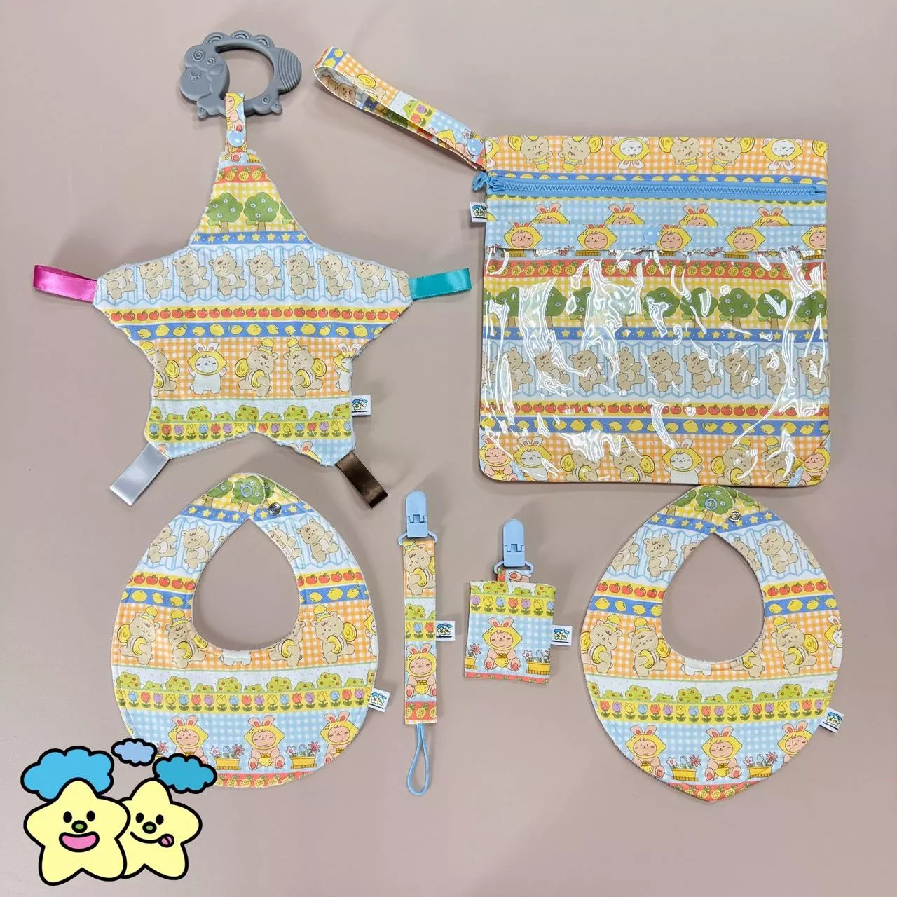 Blingstartwins®️檸檬兔與樂隊熊-不一樣的滿月禮盒