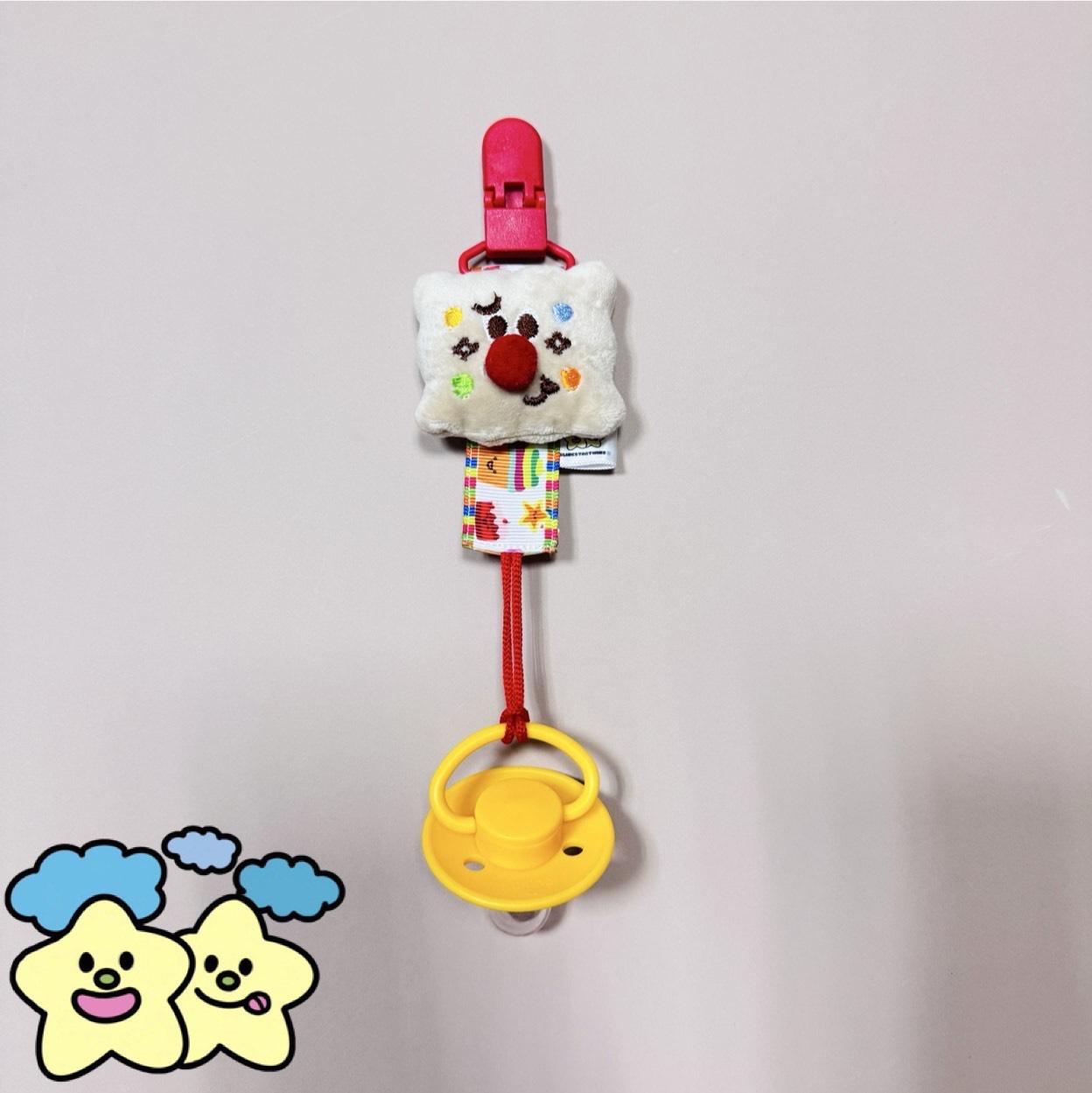 Blingstartwins®️五彩餅乾系列奶嘴練vs萬用夾