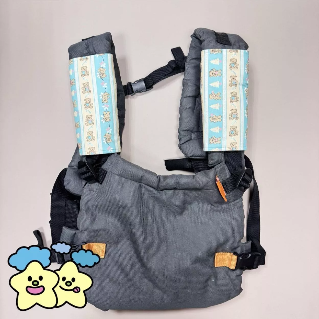 Blingstartwins®️ 禮物熊熊-背巾口水巾